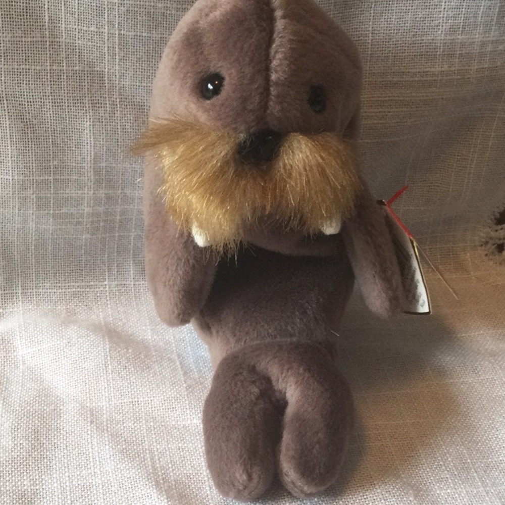 Rare Ty beanie baby Jolly 1996 with errors